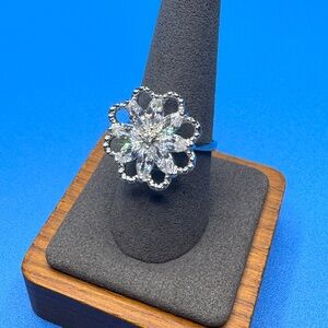 Sterling Silver Flower Ring